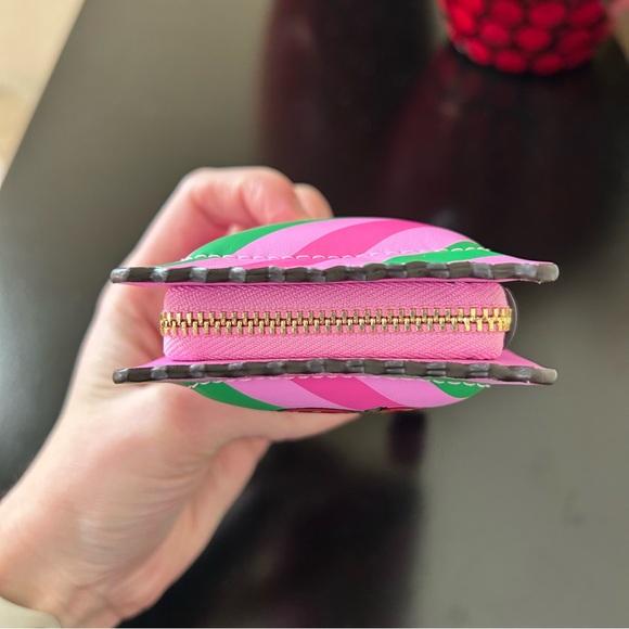 Kate Spade Bubble Gum 3D Small Leather Cardholder Zip Wallet MSRP $179 - Picture 7 of 16